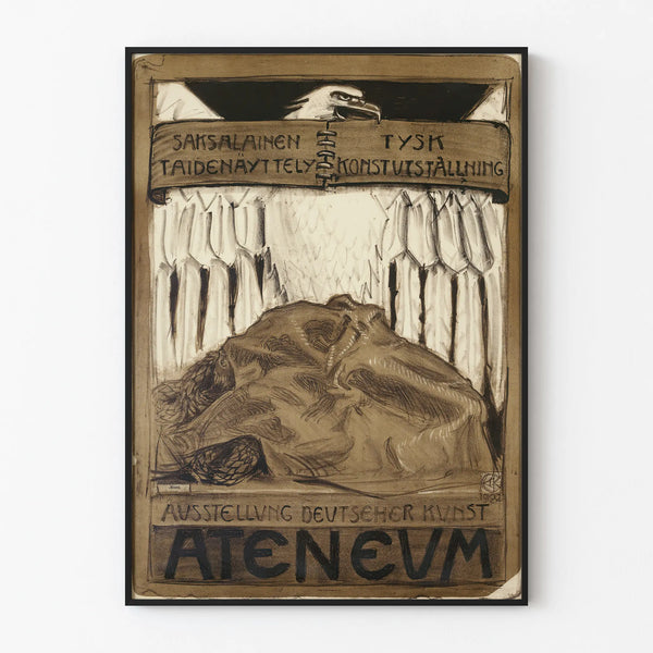 German Art Exhibition Poster Ateneum 1922