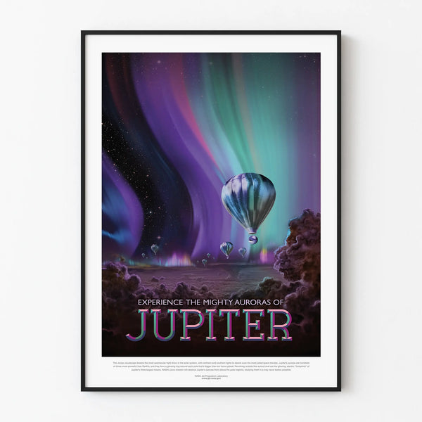 Aurora Borealis Wall Decoration Poster on Jupiter