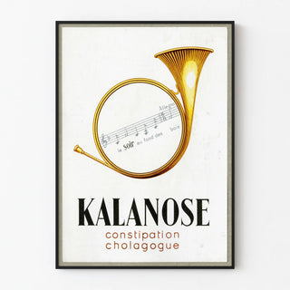 Vintage Poster Kalanose Trompe-l'œil Musical