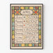 Vintage Poster April 1896 Calendar Art Nouveau Style