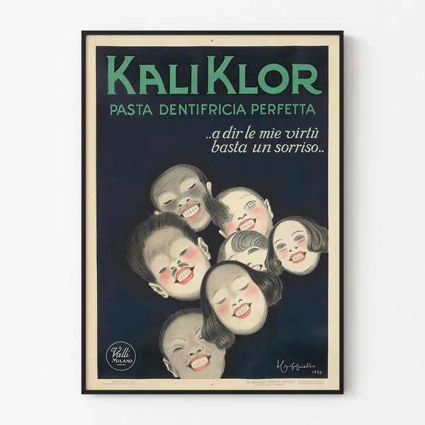 Vintage Poster Kali Klor Perfect Toothpaste