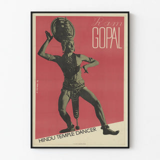 Hindu Temple Dancer Ram Gopal Poster