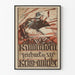 German military propaganda poster of 1917 - Decorative historical poster