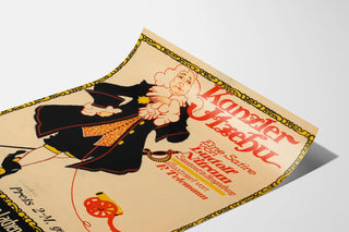 Vintage Satirical Poster Kanzler Itzehu by Ludolf Nitram