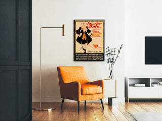 Vintage Satirical Poster Kanzler Itzehu by Ludolf Nitram