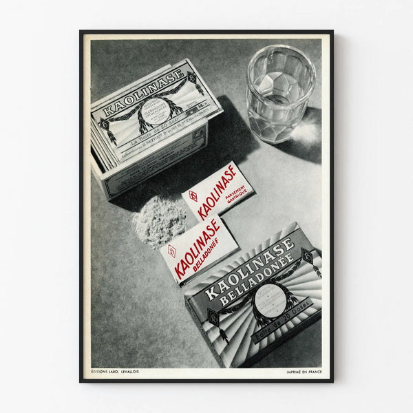 Vintage Kaolinase Poster for Retro Wall Decoration