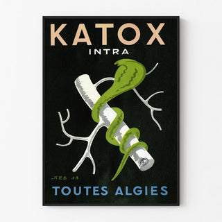 Vintage advertising poster Katox Seaweed Intra