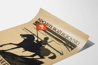 Czechoslovakian military vintage poster in France