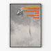 Vintage industrial safety poster - Keep kites and classified information away from telephone lines