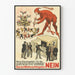 Vintage Political Poster - Protest Against Irresponsible Budget Management