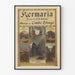 Vintage poster of Kermaria Poem and Music of Armorica