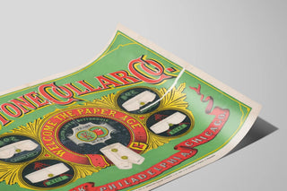 Vintage Poster Keystone Collar Co. Welcome to the Paper Age — artwork view