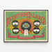 Vintage Poster Keystone Collar Co. Welcome to the Paper Age — framed artwork on a wall