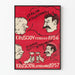 Political Poster of Khrushchev and Stalin 1956-1957