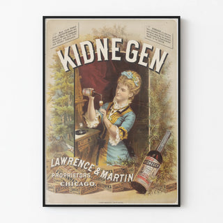 Vintage Poster Kidnegen Lawrence & Martin Chicago