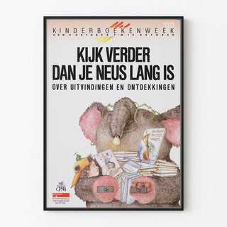 Kinderboekenweek Poster 1980 - Look beyond your nose