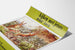 Vintage music and nature poster with rabbits