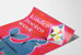 Kinderboeken Week Poster with otarie and colorful kite