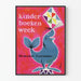 Kinderboeken Week Poster with otarie and colorful kite