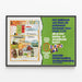 Vintage Kinderboekenweek Poster - Children's Book Week — framed artwork on a wall