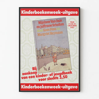 Kinderboekenweek Poster 1983 - Mr. Van Dale and Miss Scholten