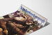 Vintage Kinderboekenweek poster with sitting baby monkey