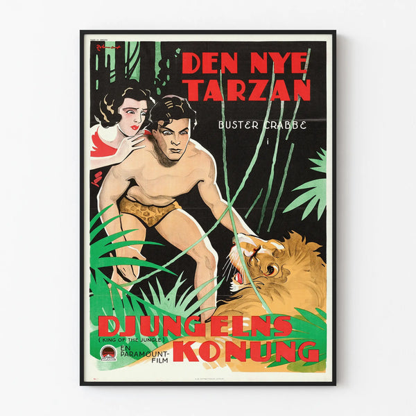Vintage Poster of Tarzan, King of the Jungle