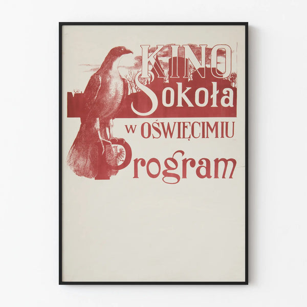 Vintage Kino Sokoła Poster in Oświęcim - Original Wall Decoration