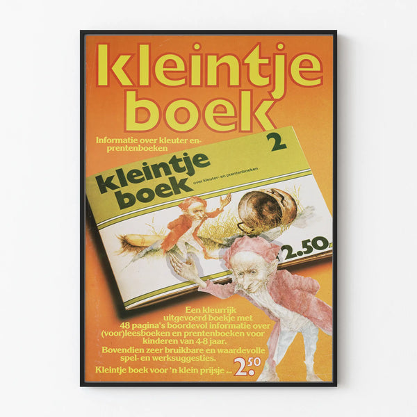 Vintage poster kleintje book 2 - Children's wall decoration and books