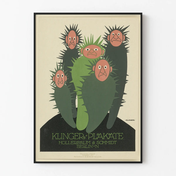 Vintage poster Klinger-Plakate original wall decoration