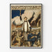 Vintage Knights of Columbus Poster with Soldiers in Prayer