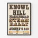 Vintage Poster of the Steam Rally in Knowl Hill, Maidenhead
