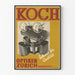 Vintage Advertising Poster Optician Koch Zurich Quality