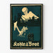 Vintage Poster 'Kohle ist Brot' with Industrial Skeleton