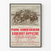 Vintage poster of the equestrian competition at Park Sobieskiego - Polish cavalry school