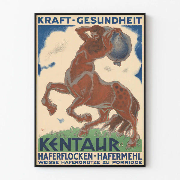 Vintage Kentaur Health and Strength Poster - Vintage Wall Decoration
