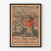Vintage Polish military propaganda poster Ostrobramska