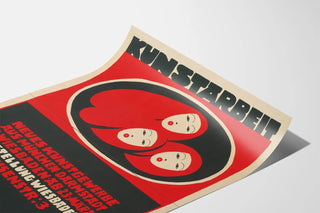 Vintage Poster Kunstarbeit: Art Nouveau Exhibition in Wiesbaden