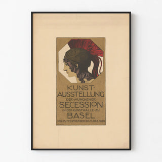 Art Exhibition Poster at the Kunsthalle of Basel 1898