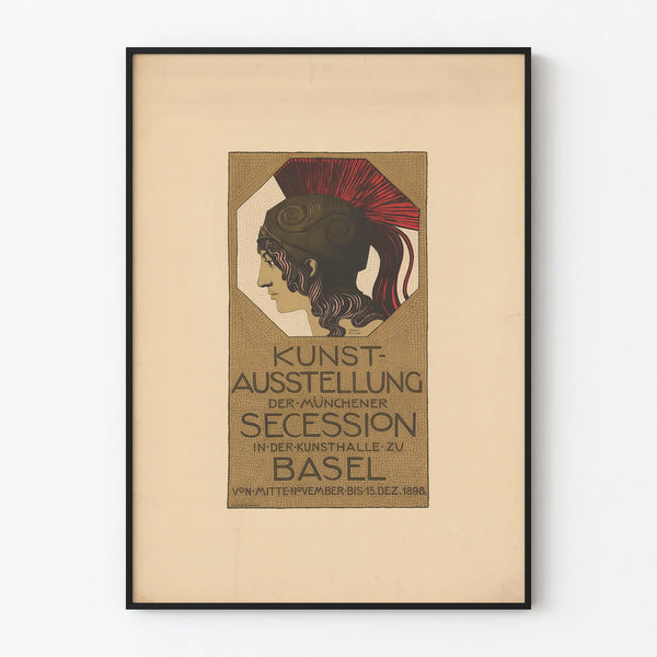 Art Exhibition Poster at the Kunsthalle of Basel 1898