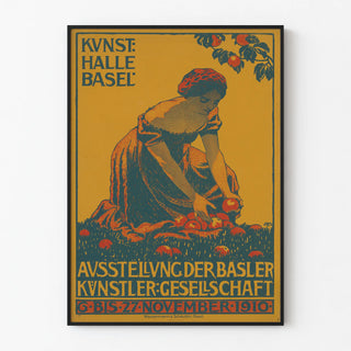 Vintage Poster Kunsthalle Basel - Exhibition of Basel Artists 1910