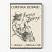 Vintage poster Kunsthalle Basel exhibition Numa Donzé 1936