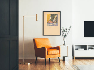 Artistic poster Kunsthalle Basel for wall decoration