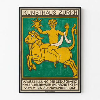 Kunsthaus Zürich Artistic Exhibition Poster 1913
