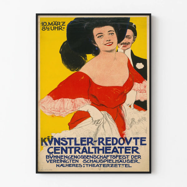 Vintage poster Kunstler Redoute Central Theater