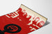 Feminist Decorative Poster Kvinnefronten Red and Black