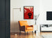 Feminist Decorative Poster Kvinnefronten Red and Black