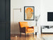 Japanese Wall Poster – Hand and Room on Orange Sun Background