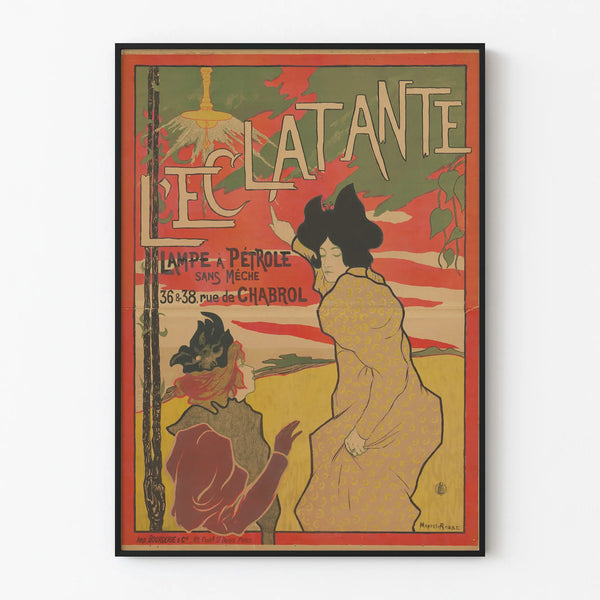 Vintage poster L’Éclatante - Retro wall art decoration