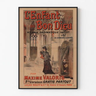 Vintage Poster The Child of the Good Lord by Maxime Valoris